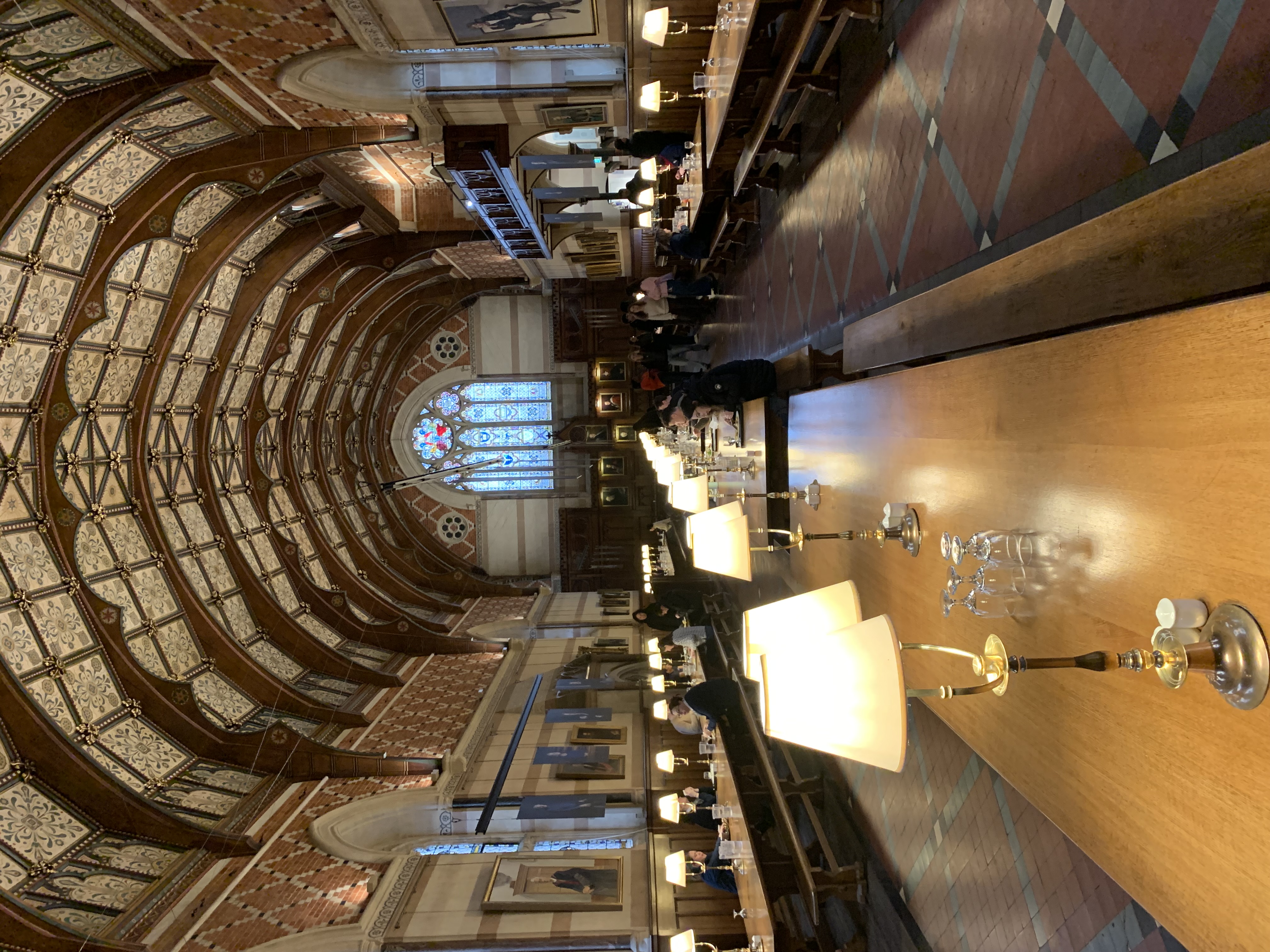 Front view of the Keble College Dining Hall.